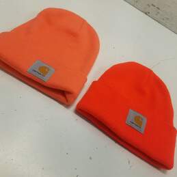 Carhartt Bundle Lot Set Of 2 Beanie Hats Unisex