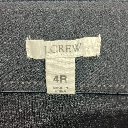 J.Crew Women's Dark Gray Pants Size 4R image number 3