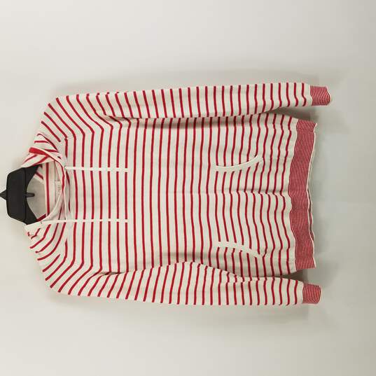 Amour Vert Stripe Hoodie Women S Red White image number 1