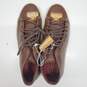 Skechers Men's Air Cooled Memory Foam Brown Leather High Top Sneakers Size 12 image number 7