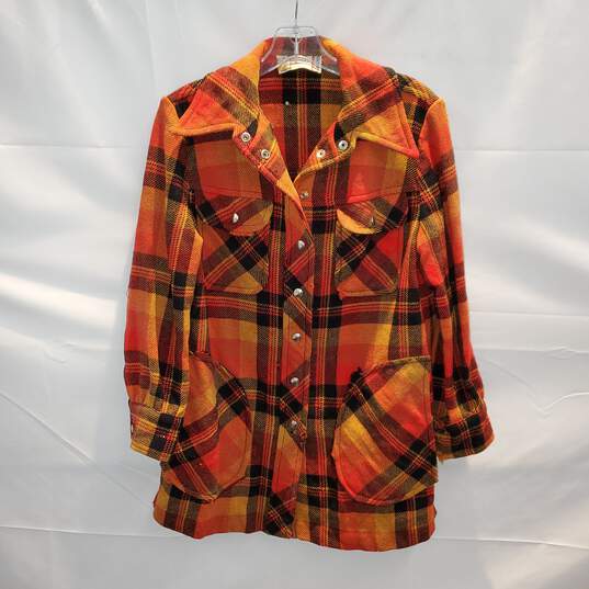 Vintage Pendleton Knockabouts Wool Button Up Flannel No Size image number 1