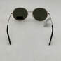 NWT Womens JJ 6008 66 Gold UV Protection Lens Full Rim Round Sunglasses image number 3