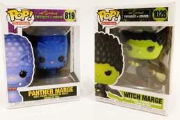 The Simpsons Treehouse Of Horror Witch & Panther Marge Figures IOB