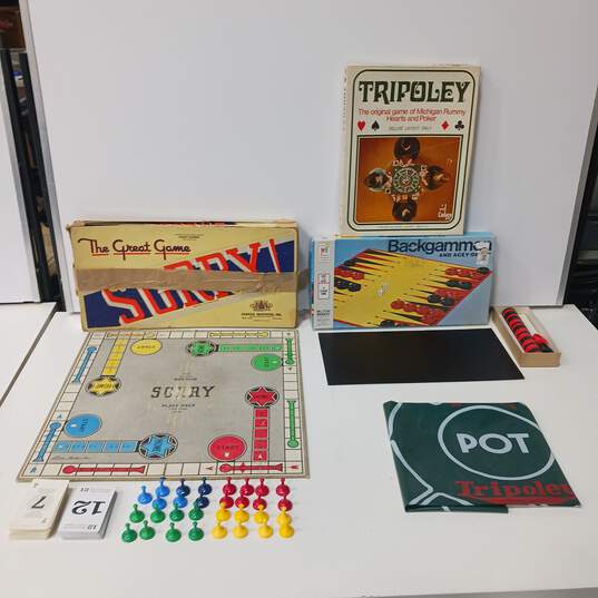 Bundle of 3 Assorted Vintage Board Games image number 1