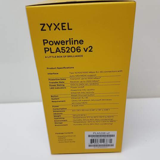 Lot of 4 Zyxel Powerline Ethernet Adapters - 2 PLA5236 & 2 PLA5206 v2 image number 6