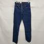 NWT WM's Levi's 501 Skinny High Rise Blue Jeans Size 25 x 32 image number 1