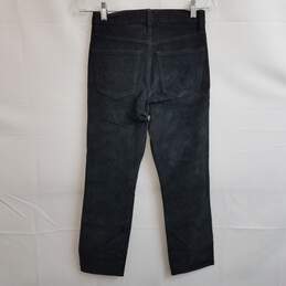 J Crew black corduroy straight leg jeans women's 25 petite nwt alternative image