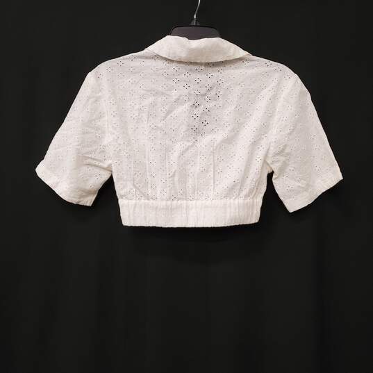 Abercrombie & Fitch Women White Top XXS NWT image number 5