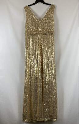 Kate Kasin Gold Casual Dress - Size X Large alternative image