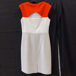 Dekala Women's Orange & White Dress Size 8 NWT alternative image