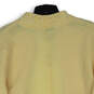 NWT Womens Yellow Beaded Long Sleeve Open Front Cardigan Sweater Size 2XL image number 4