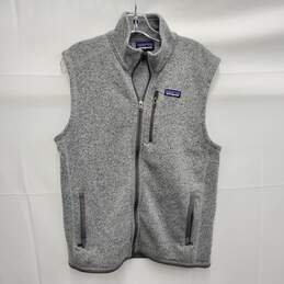 Patagonia MN's Heathered Grey Vest Size M
