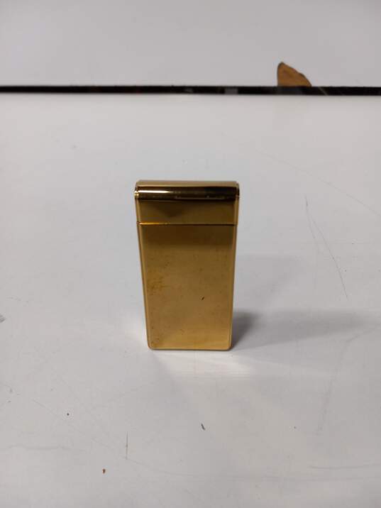 Lux Premier Gold Tone Arc Lighter image number 5