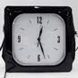 Vintage 90s Accoutrements Black Patent Leather Square Clock Purse Working image number 2