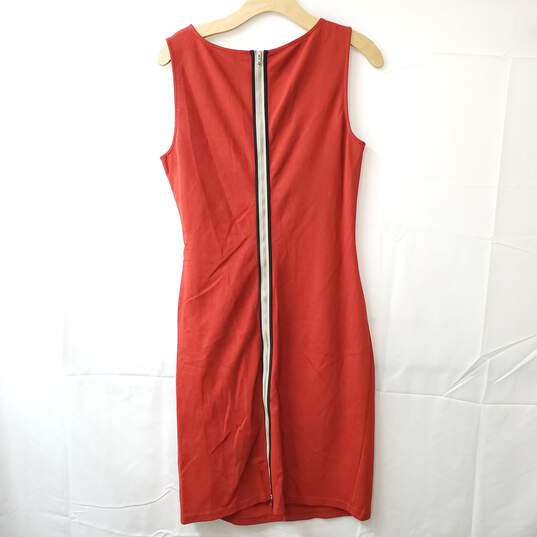 Kenneth Cole | Red Back-Zipper Dress | Women's Size 10 image number 2