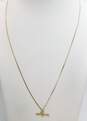 14K Yellow Gold #1 Grandma Pendant Necklace 3.4g image number 1