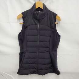 Lululemon Athletica WM's Black Down Puffer Vest Size 10