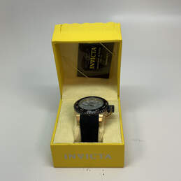 IOB Designer Invicta Pro Diver Black Round Dial Quartz Analog Wristwatch
