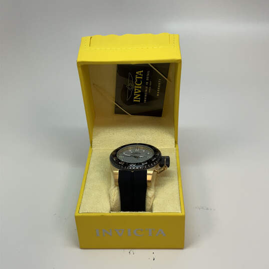 IOB Designer Invicta Pro Diver Black Round Dial Quartz Analog Wristwatch image number 1