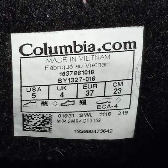 Columbia Snow Boots Black/Purple/Pink Size 5 image number 7
