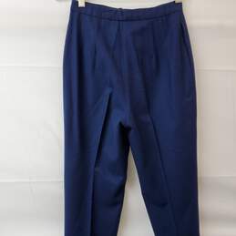 Vintage Pendleton Navy Blue Wool Pants Women's 6 alternative image