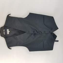 Vesuvio Napoli Mens Black Vest Jacket Size Large alternative image