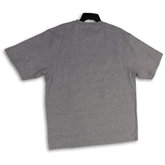 Mens Gray Graphic Print Crew Neck Short Sleeve Pullover T-Shirt Size XL image number 2