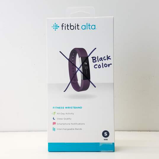 Fitbit Alta Fitness Wristband Black Size S image number 1