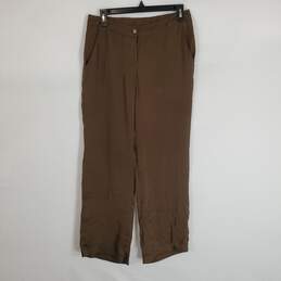 Natura Women Brown Casual Pants M