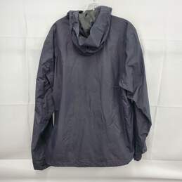 Mountain Hardwear MN's Hood Full Zipper Charcoal Gray Windbreaker Size L/G alternative image