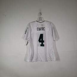 Mens New York Jets Brett Favre 4 Football-NFL V-Neck Pullover Jersey Size 2XL alternative image