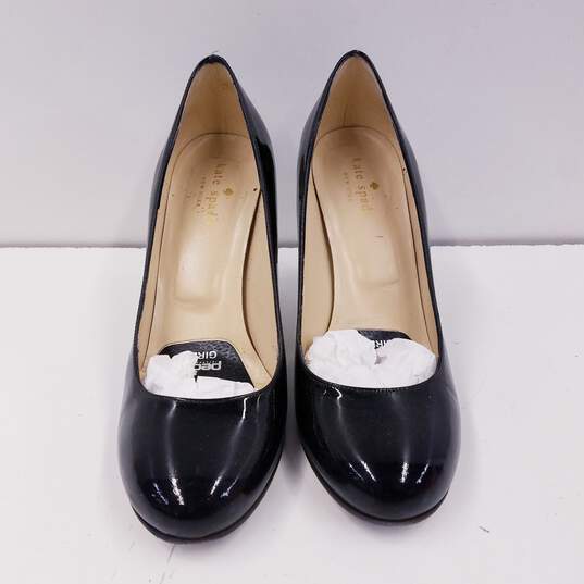 Kate Spade Patent Leather Karolina Heels Black 7.5 image number 4