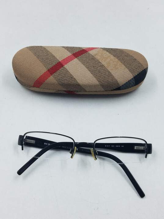 Burberry Black Rimless Rectangle Eyeglasses image number 1