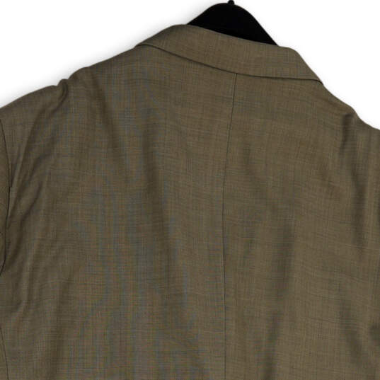 NWT Mens Tan Long Sleeve Notch Lapel Pockets Two Button Blazer Size 60L/58W image number 4