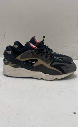 Nike Air Huarache Runner Black Medium Ash Athletic Shoes Men's Size 14