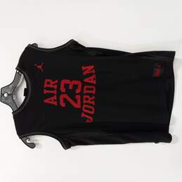 Youth Boys Nike Air Jordan Embroidered Sleeveless Basketball Jersey Muscle T-Shirt Top XL