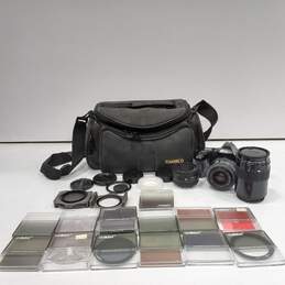 Minolta Maxxum 3000i Film Camera & Accessories in Bag