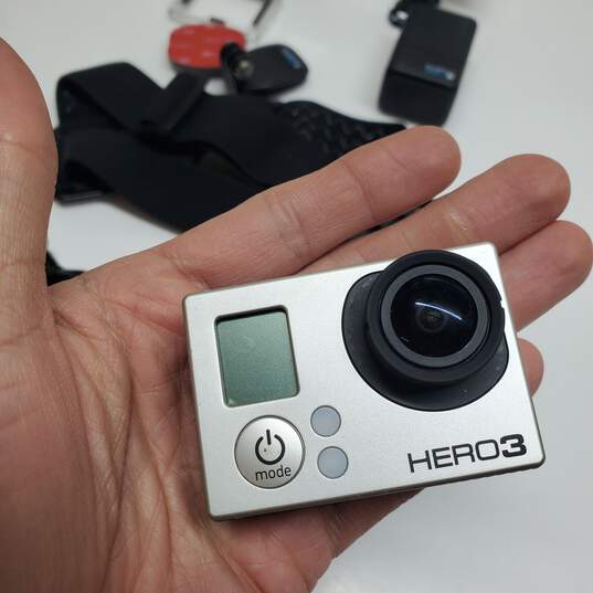 Go Pro Hero 3 Action Camera with Mounts & Accessories - Untested image number 2