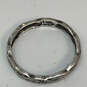 Designer Silpada 925 Sterling Silver Hammered Round Shape Band Ring image number 4