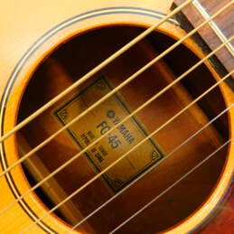 Yamaha Brand FG-45 Model 1/2 Size Wooden Acoustic Guitar w/ Hard Case alternative image