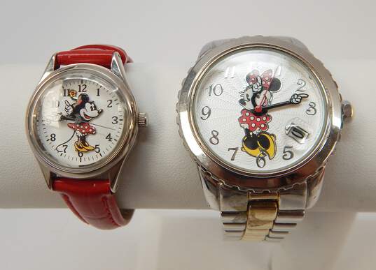 Disney Minnie Mouse Enamel Pins & Quartz Watches image number 3