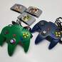 Lot of Nintendo 64 Console with 2 Controllers Video Games Untested image number 4