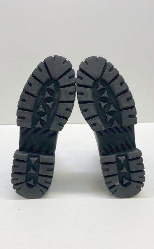 Zara Chunky Lug Platform Chelsea Boots Black 9 image number 6