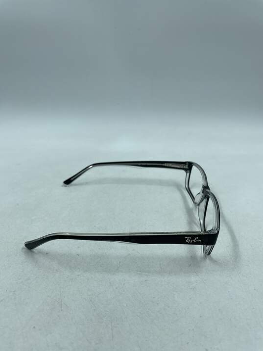 Ray-Ban Black Rectangle Eyeglasses image number 5