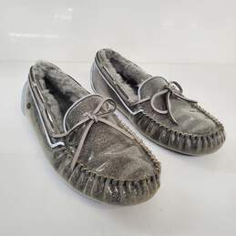 Ugg Silver Slippers Size 7