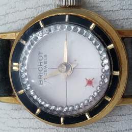 FOR PARTS OR REPAIR Vintage Brichot 17 Jewels Orbit Ring Watch RUNNING BUT ORBIT RING IS NOT RUNNING