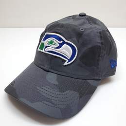 Men's Seattle Seahawks New Era Camo Core  Adjustable Hat One Size