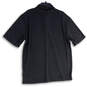 NWT Womens Black Spread Collar Short Sleeve Polo Shirt Size X-Large image number 2