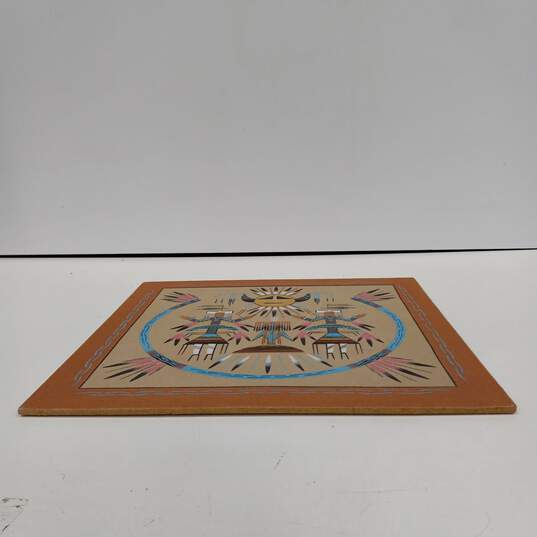 Native American Themed Sand Painting image number 6
