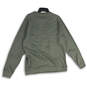 Mens Green Crew Neck Long Sleeve Pullover Sweater Size Large image number 2